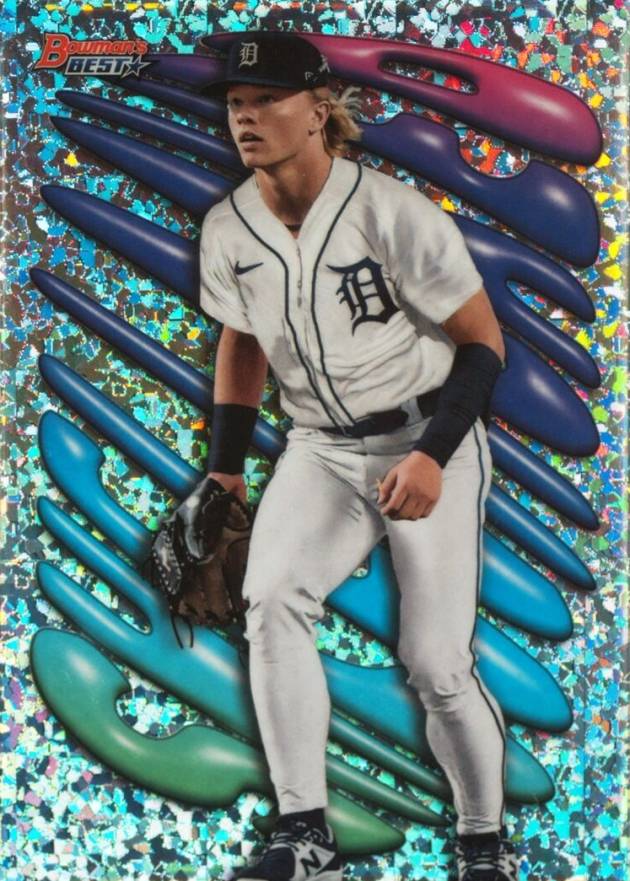 2023 Bowman's Best Shellacked Max Clark #SH23 Baseball Card