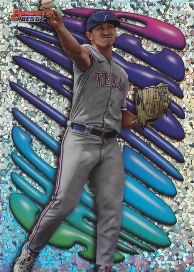 2023 Bowman's Best Shellacked Wyatt Langford #SH19 Baseball Card