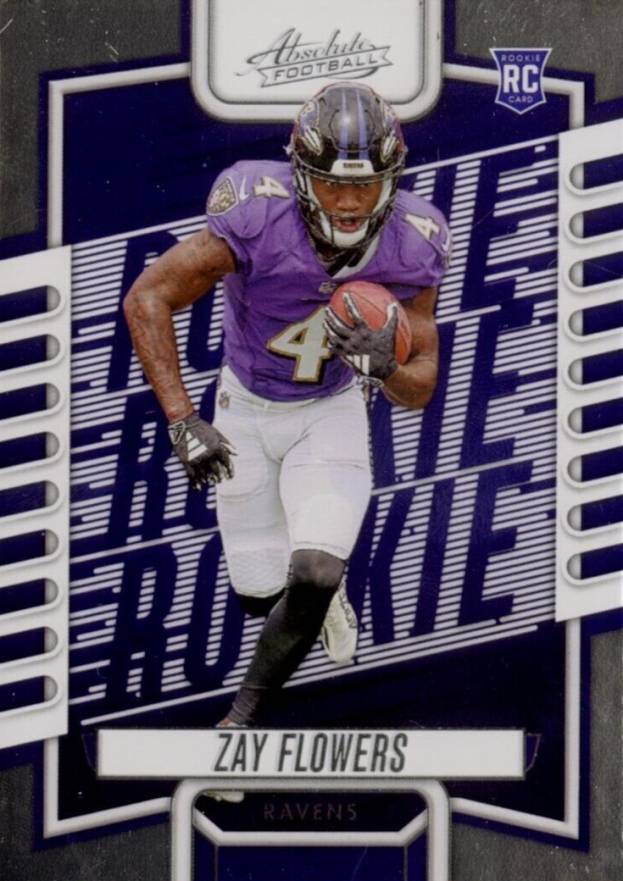 2023 Panini Absolute Zay Flowers #111 Football Card