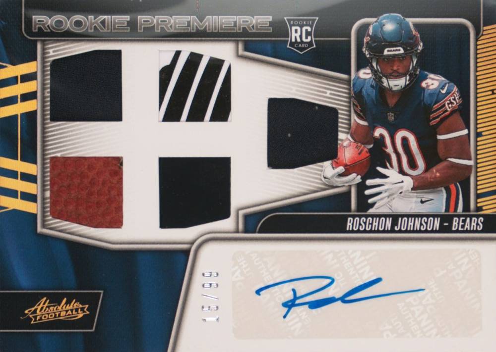 2023 Panini Absolute Roschon Johnson #231 Football Card