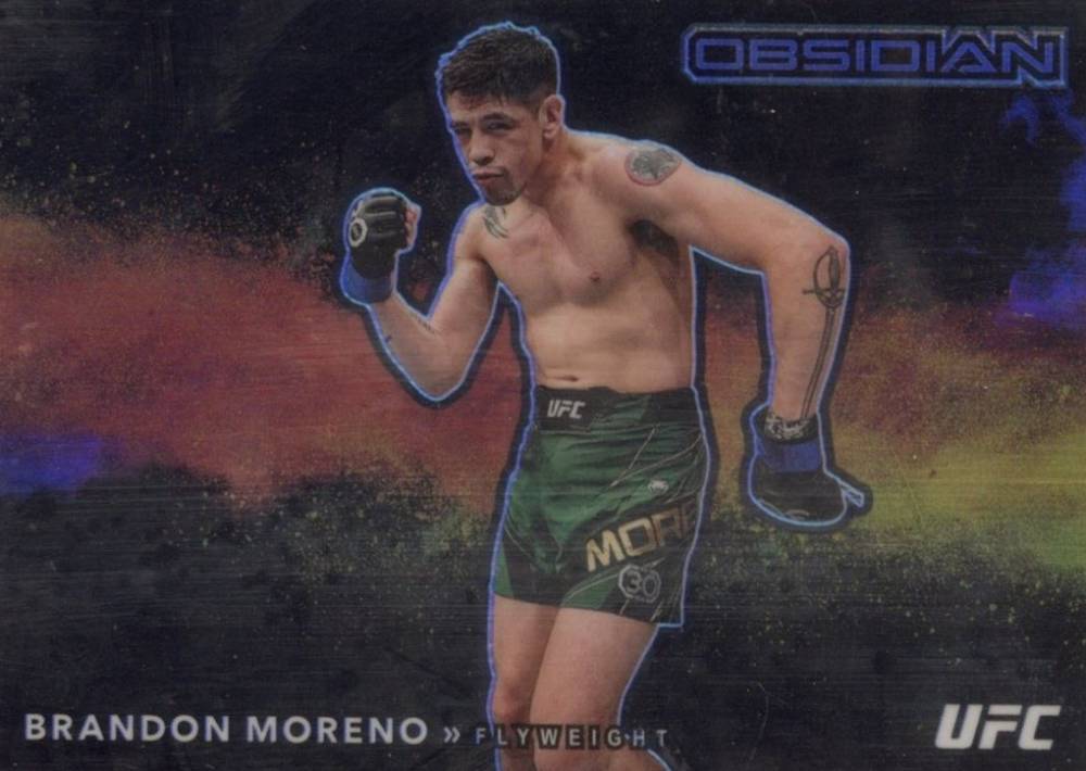 2023 Panini Chronicles UFC Obsidian Black Color Blast Brandon Moreno #BCBBM Other Sports Card