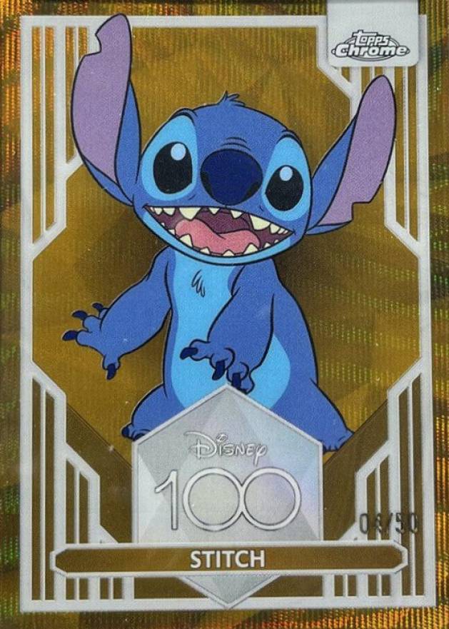 2023 Topps Chrome DISNEY100 Stitch #18 Non-Sports Card