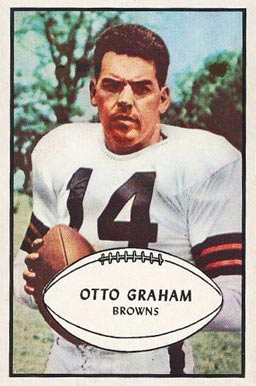 1953 Bowman Otto Graham #26 Football Card