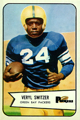 1954 Bowman Veryl Switzer #105 Football Card