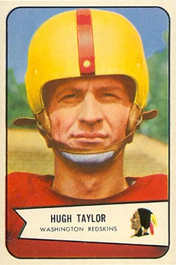 1954 Bowman Hugh Taylor #73 Football Card