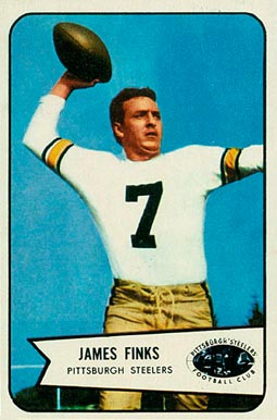 1954 Bowman James Finks #61 Football Card