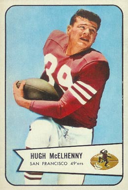 1954 Bowman Hugh McElhenny #54 Football Card