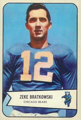 1954 Bowman Zeke Bratkowski #11 Football Card