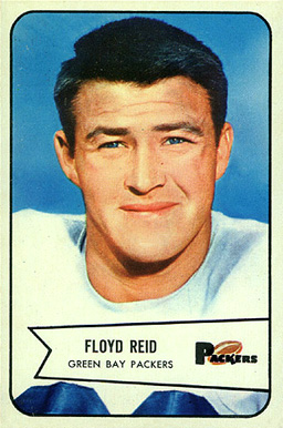 1954 Bowman Floyd Reid #22 Football Card