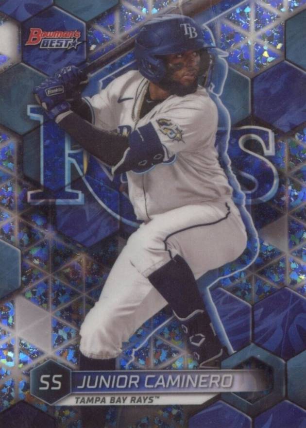 2023 Bowman's Best Top Prospects Junior Caminero #TP18 Baseball Card