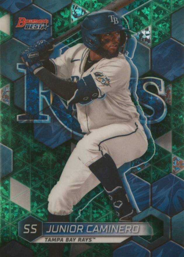 2023 Bowman's Best Top Prospects Junior Caminero #TP18 Baseball Card