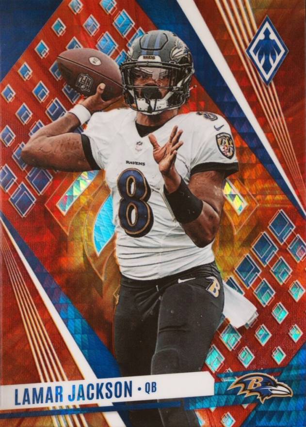 2023 Panini Phoenix Lamar Jackson #12 Football Card