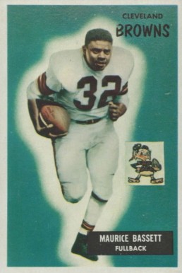 1955 Bowman Maurice Bassett #156 Football Card