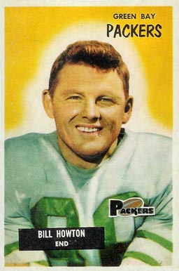 1955 Bowman Bill Howton #140 Football Card