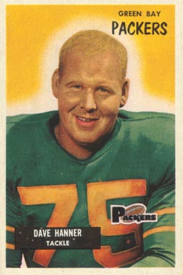 1955 Bowman Dave Hanner #131 Football Card