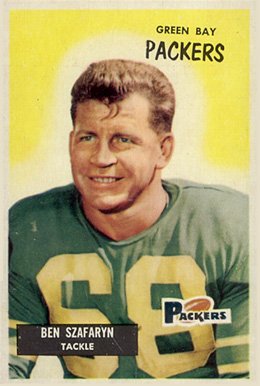 1955 Bowman Ben Szafaryn #86 Football Card