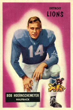 1955 Bowman Bob Hoernschemeyer #84 Football Card