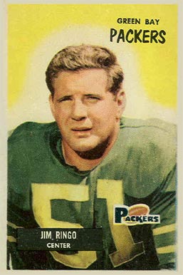 1955 Bowman Jim Ringo #70 Football Card