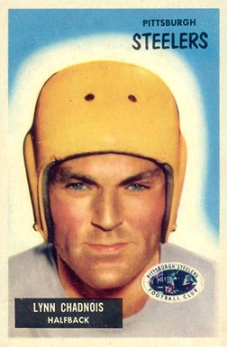 1955 Bowman Lynn Chandnois #54 Football Card