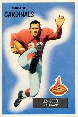 1955 Bowman Les Gobel #50 Football Card