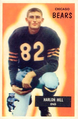 1955 Bowman Harlon Hill #33 Football Card