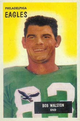 1955 Bowman Bob Walston #13 Football Card