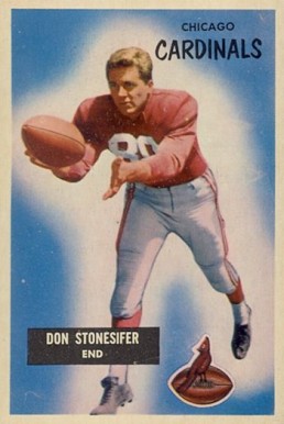 1955 Bowman Don Stonesifer #9 Football Card