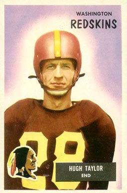 1955 Bowman Hugh Taylor #6 Football Card