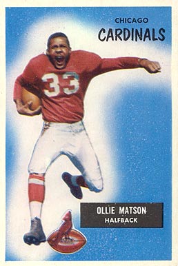 1955 Bowman Ollie Matson #25 Football Card