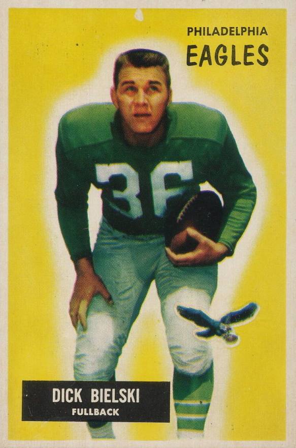 1955 Bowman Dick Bielski #149 Football Card