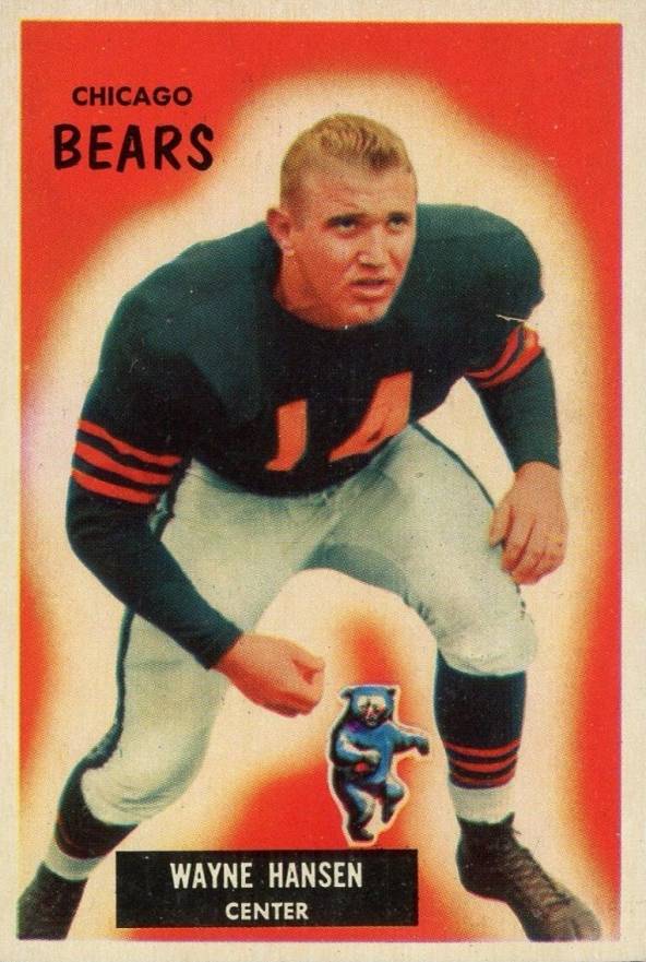 1955 Bowman Wayne Hansen #125 Football Card