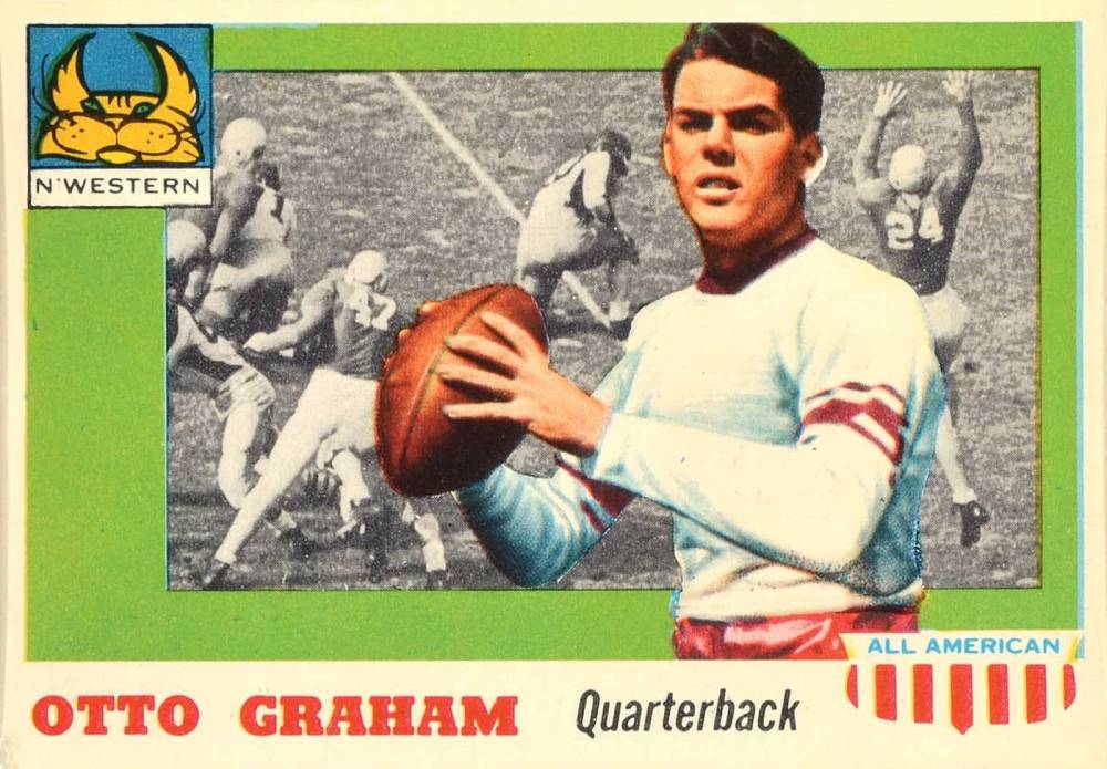 1955 Topps All-American Otto Graham #12 Football Card