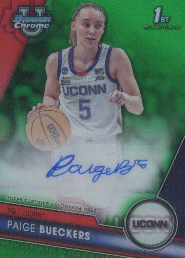 2023 Bowman University Chrome Bowman Chrome Prospects Autographs Paige Bueckers #PB Basketball Card