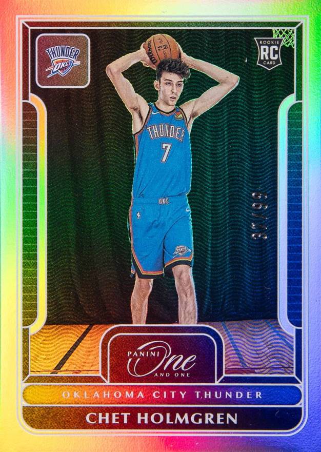 2022 Panini One and One Chet Holmgren #145 Basketball Card