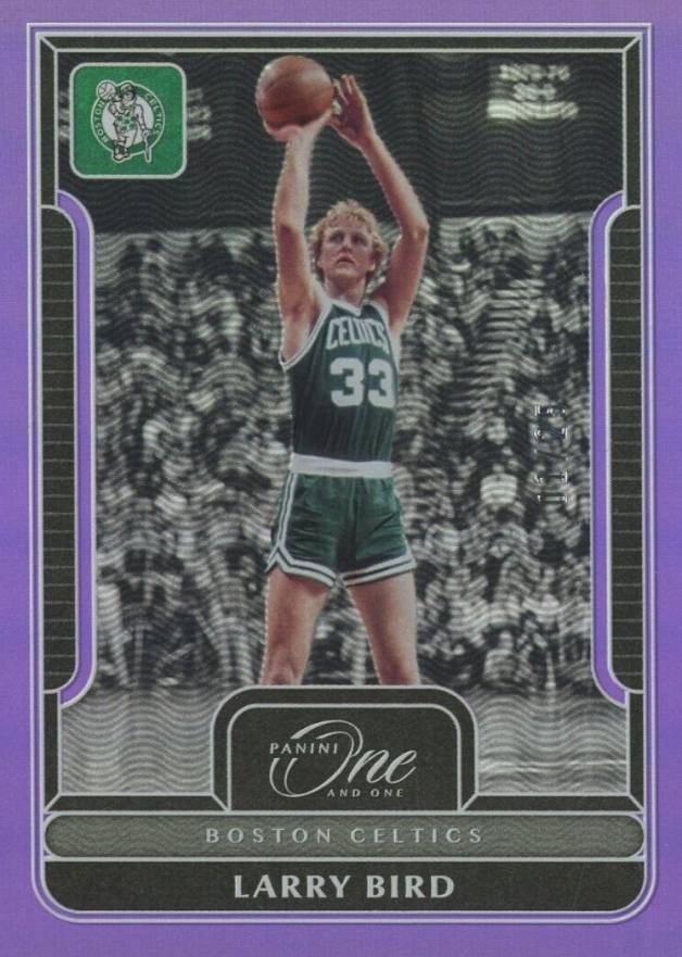 2022 Panini One and One Larry Bird #166 Basketball Card