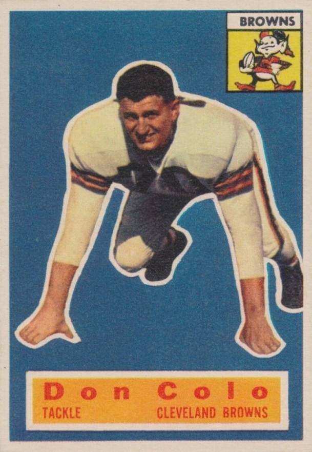 1956 Topps Don Colo #57 Football Card