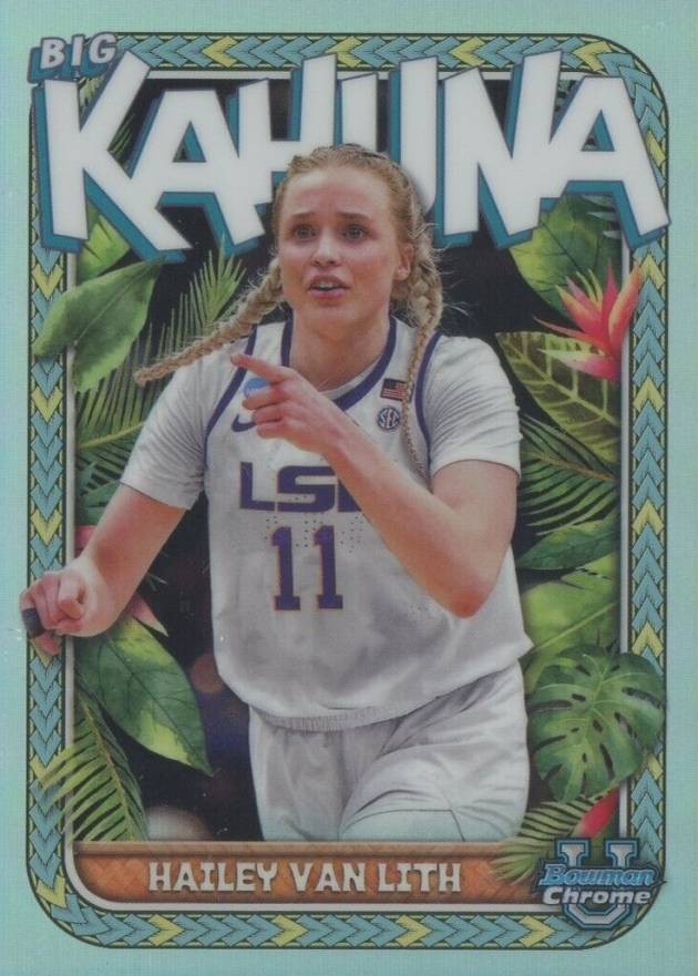 2023 Bowman University Chrome the Big Kahuna Hailey Van Lith #BK18 Basketball Card