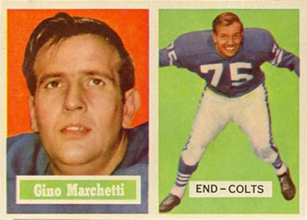 1957 Topps Gino Marchetti #5 Football Card