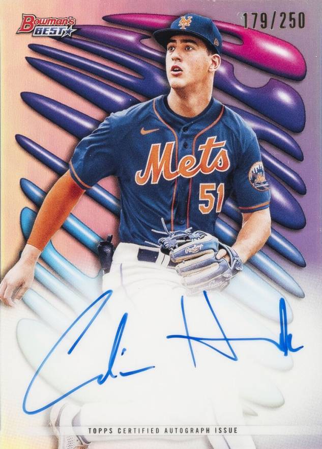 2023 Bowman's Best Shellacked Autographs Colin Houck #SHACH Baseball Card