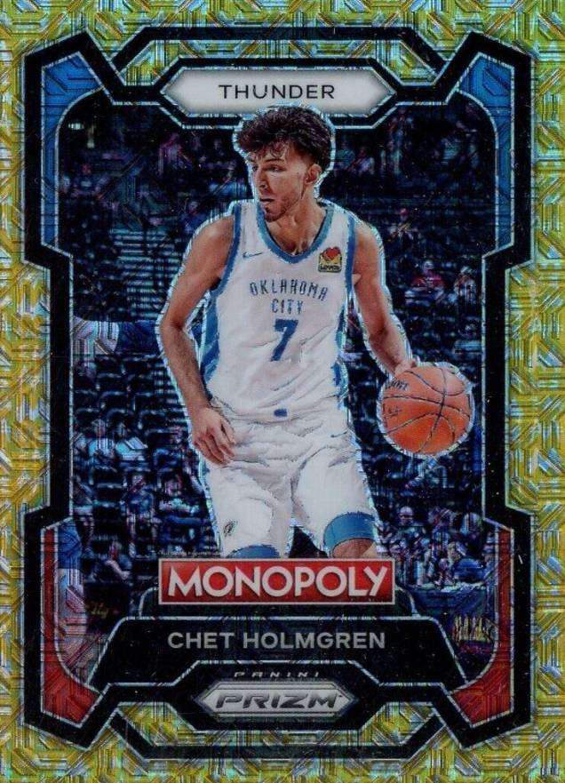 2023 Panini Prizm Monopoly Chet Holmgren #62 Basketball Card