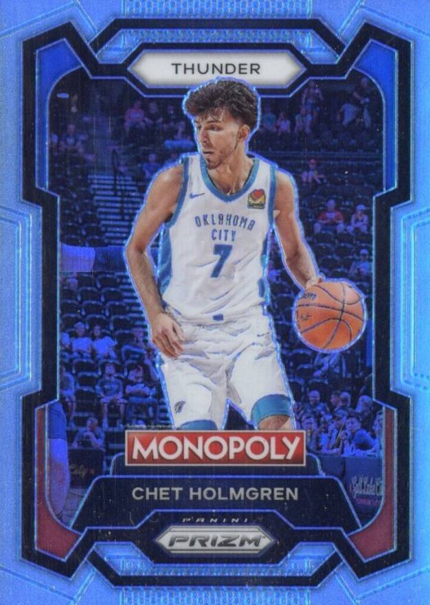 2023 Panini Prizm Monopoly Chet Holmgren #62 Basketball Card