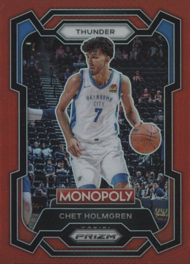 2023 Panini Prizm Monopoly Chet Holmgren #62 Basketball Card