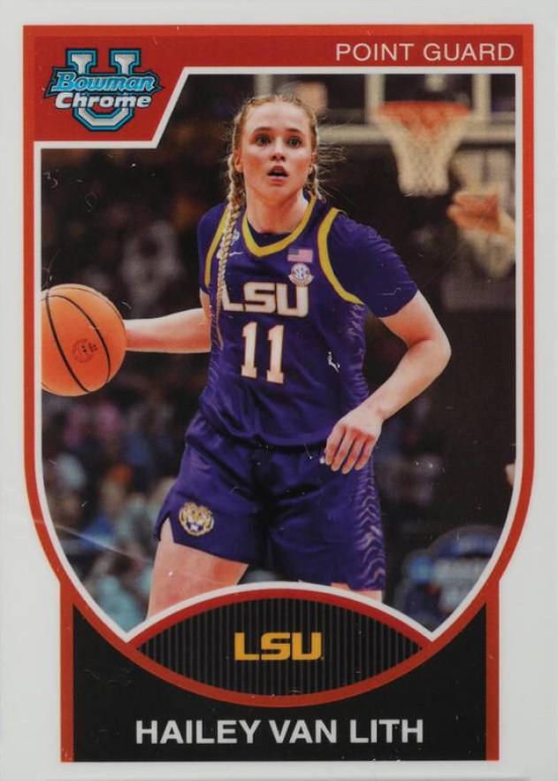 2023 Bowman University Chrome 2007-08 Bowman Hailey Van Lith #07B26 Basketball Card