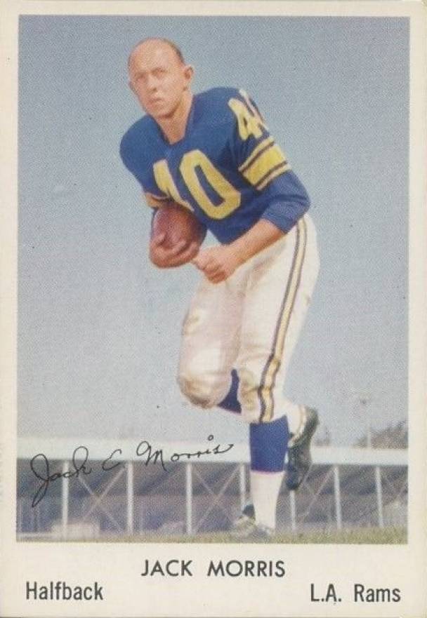 1959 Bell Brand Rams Jack Morris #13 Football Card