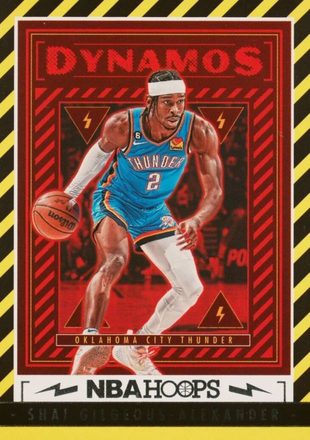 2023 Panini NBA Hoops Dynamos Shai Gilgeous-Alexander #6 Basketball Card