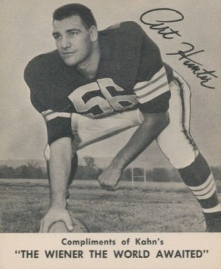 1959 Kahn's Wieners Art Hunter # Football Card