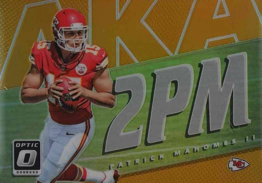 2017 Panini Donruss Optic AKA Patrick Mahomes II #30 Football Card