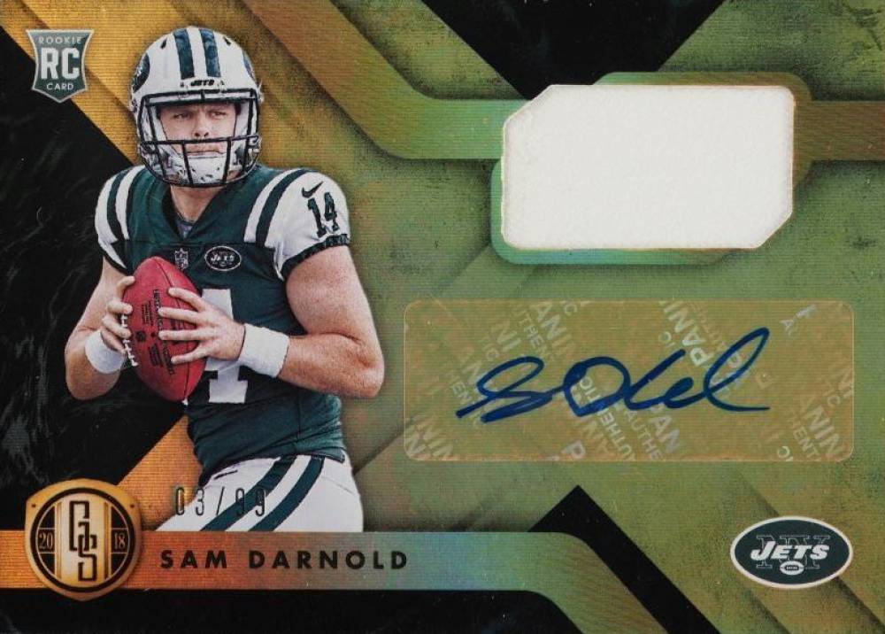 2018 Panini Gold Standard Sam Darnold #202 Football Card