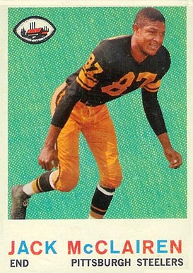 1959 Topps Jack McClairen #157 Football Card