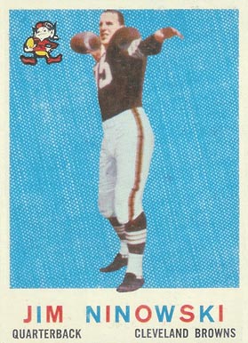 1959 Topps Jim Ninowski #125 Football Card